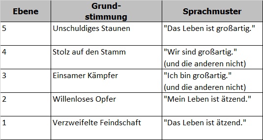 Die 5 Stufen in Tribal Leadership